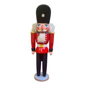 Erzgebirgische Volkskunst Nutcracker Soldier Guard Christian Ulbricht Germany 16